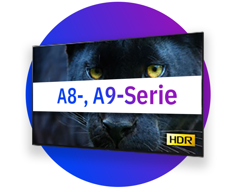 Sony OLED displays (A8, A9 series)