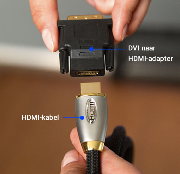 DVI naar HDMI adapter