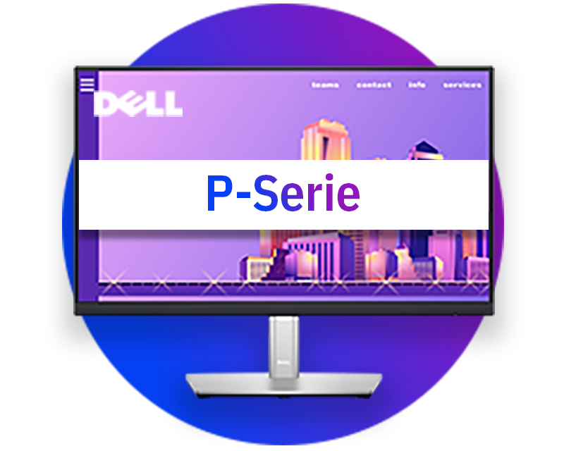Dell kantoormonitoren (P-serie)