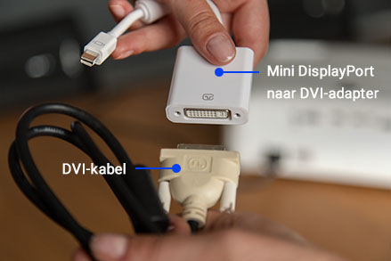 Mini DisplayPort naar DVI-adapter