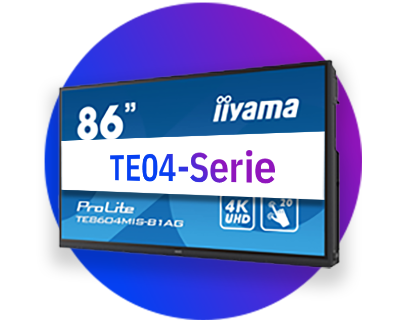 Iiyama interactieve aanraakschermen voor het onderwijs (TE04-serie)