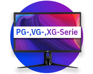 Asus Gaming Monitoren (PG, VG, XG-serie)