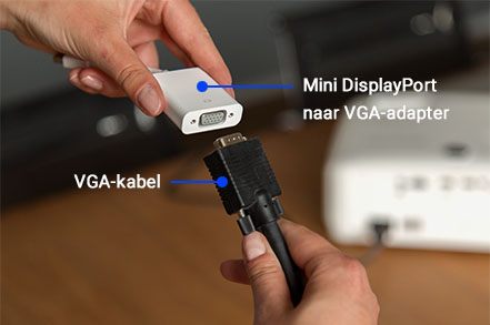 Mini DisplayPort naar VGA-adapter