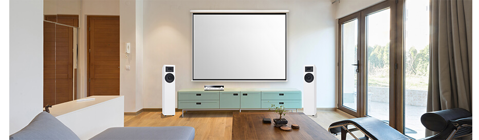 Lichte kamer thuisbioscoop